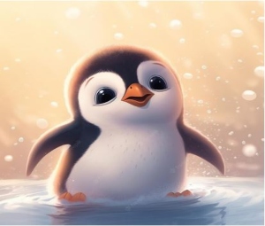 نقاشی پنگوئن