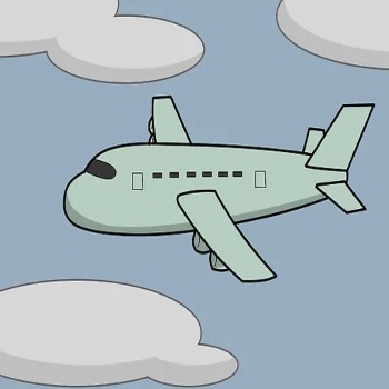 اموزش نقاشی هواپیما