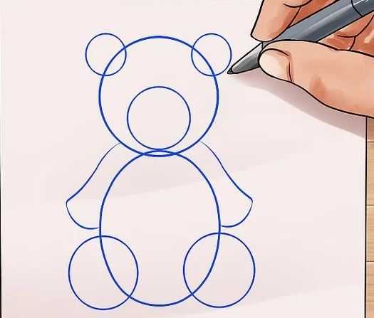 4 ways to draw bear