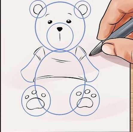 آموزش نقاشی خرس سایت میلورن